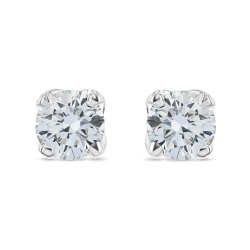 Platinum 1.02ct Diamond Stud Earrings