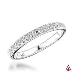 Platinum Memoire Classic 0.24ct Diamond Wedding Ring