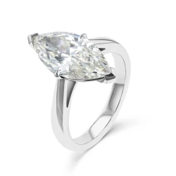 Pre-Loved Platinum 3.50ct Marquise Cut Diamond Ring