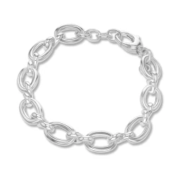 Silver Bold Link Bracelet