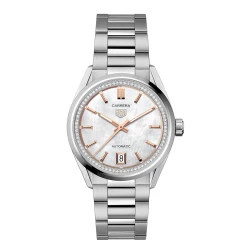 TAG Heuer Carrera Date 36mm Mother of Pearl Diamond Dial