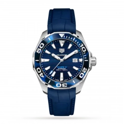 TAG Heuer Aquaracer Automatic Blue Dial Strap Watch - 43mm