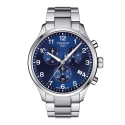 Tissot Chrono XL Classic 45mm Blue Dial Watch
