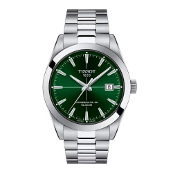 Tissot Gentleman Powermatic 80 Silicium 40mm Green Dial Watch