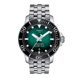 Tissot Seastar 1000 Powermatic 80 43mm Green-Black Dial Watch