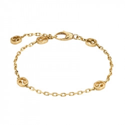 Gucci Interlocking Yellow Gold Bracelet