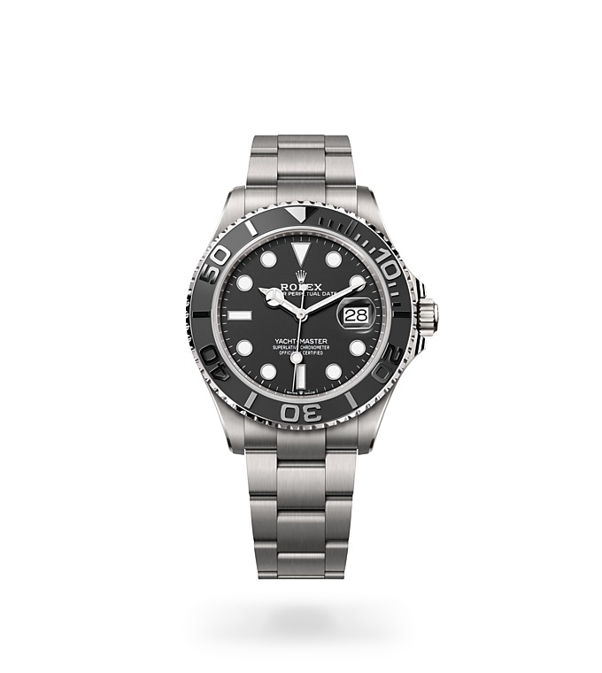 Rolex Yacht Master 41, Oyster, 42mm, titanium, m226627-0001 at Baker Brothers