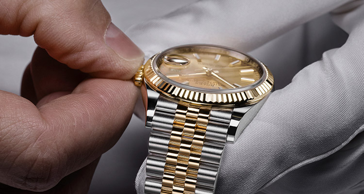 Rolex watch servicing and repairs at Baker Brothers in Bedford