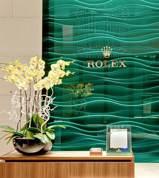 Our Rolex showroom at Baker Brothers